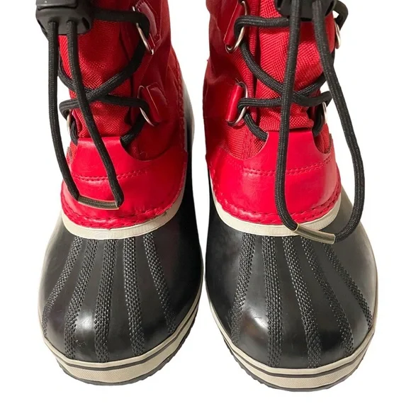 Sorel Red and Black Winter Boots - Picture 2 of 9